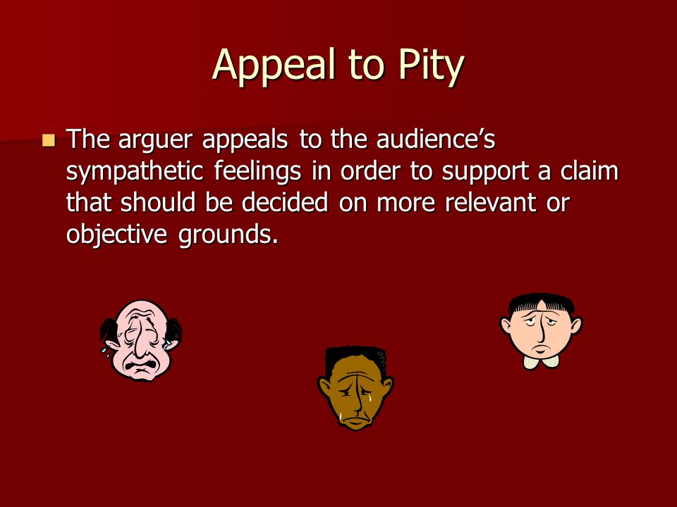 Appeal to pity